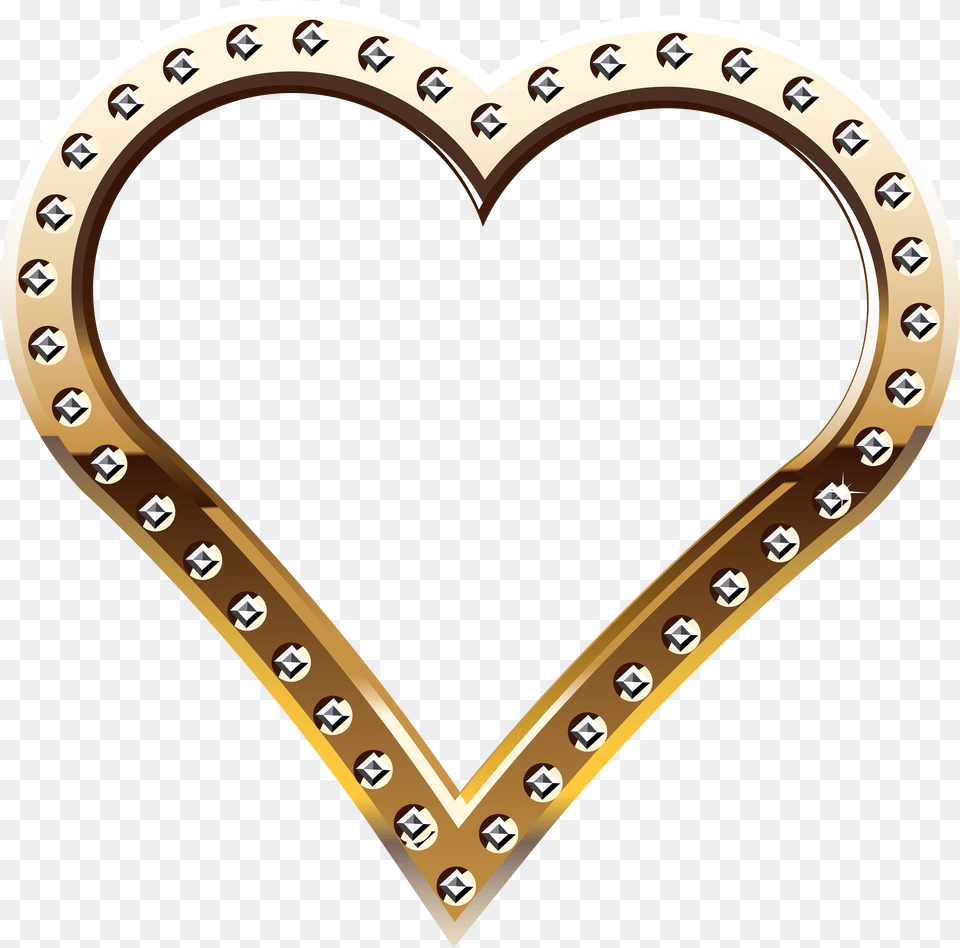 Gold Heart Clipart, Accessories, Jewelry Png