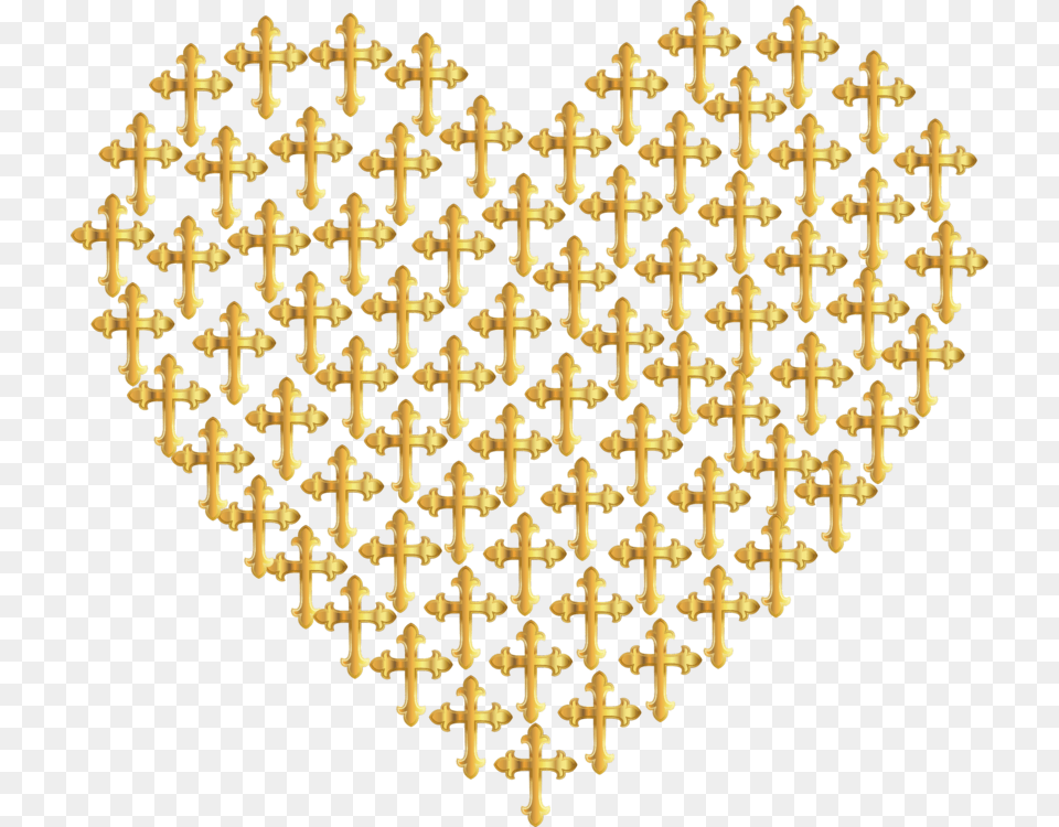 Gold Heart Computer Icons Metal Clip Art, Pattern, Chandelier, Lamp, Embroidery Png Image