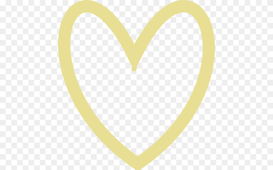 Gold Heart Outline Clipart Heart Vector Outline Gold, Accessories, Jewelry, Necklace Png Image