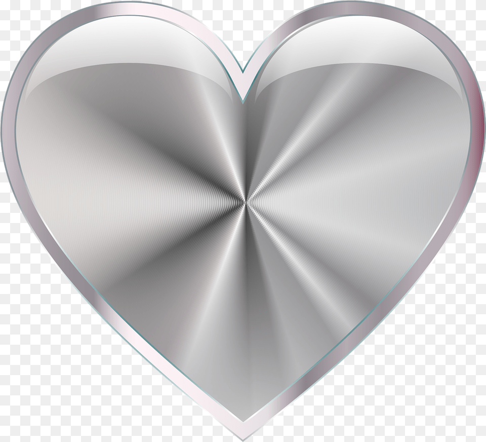Gold Heart Silver Heart, Aluminium Free Transparent Png