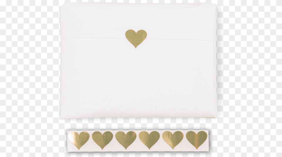 Gold Hearts Label Ribbon Labels U0026 String Envelope, White Board Free Png Download