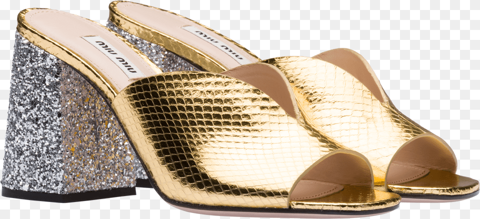 Gold Heels, Clothing, Footwear, High Heel, Sandal Png