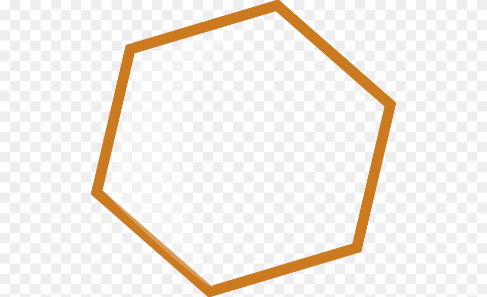 Gold Hexagon Frame, Sign, Symbol, Road Sign Free Png