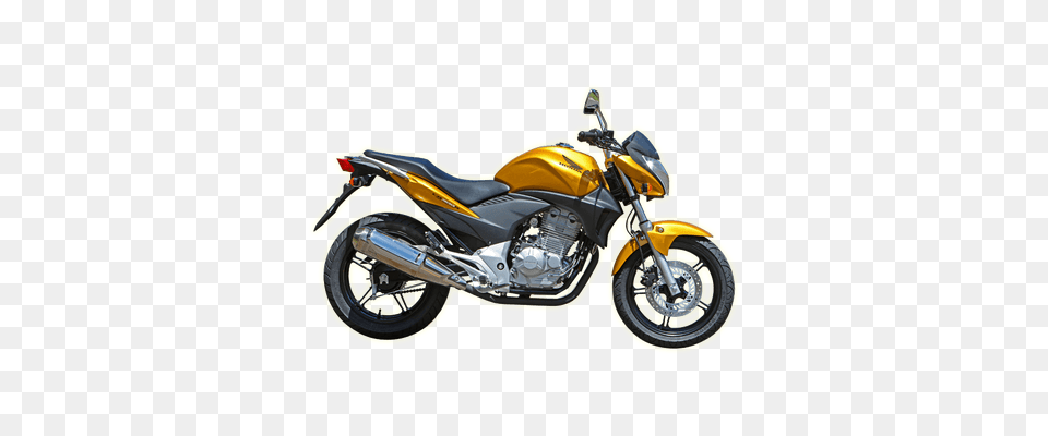 Gold Honda Motorcycle, Machine, Spoke, Transportation, Vehicle Free Transparent Png