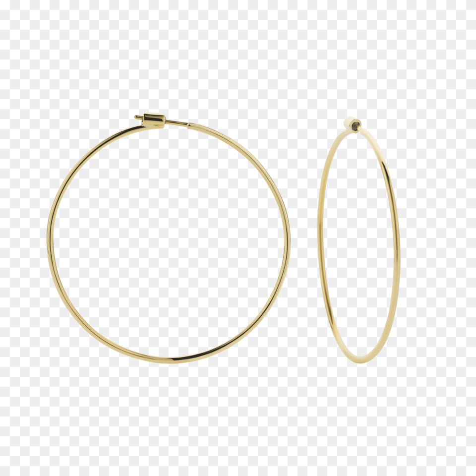 Gold Hoop Earring Image, Accessories, Jewelry, Bracelet, Diamond Free Png Download