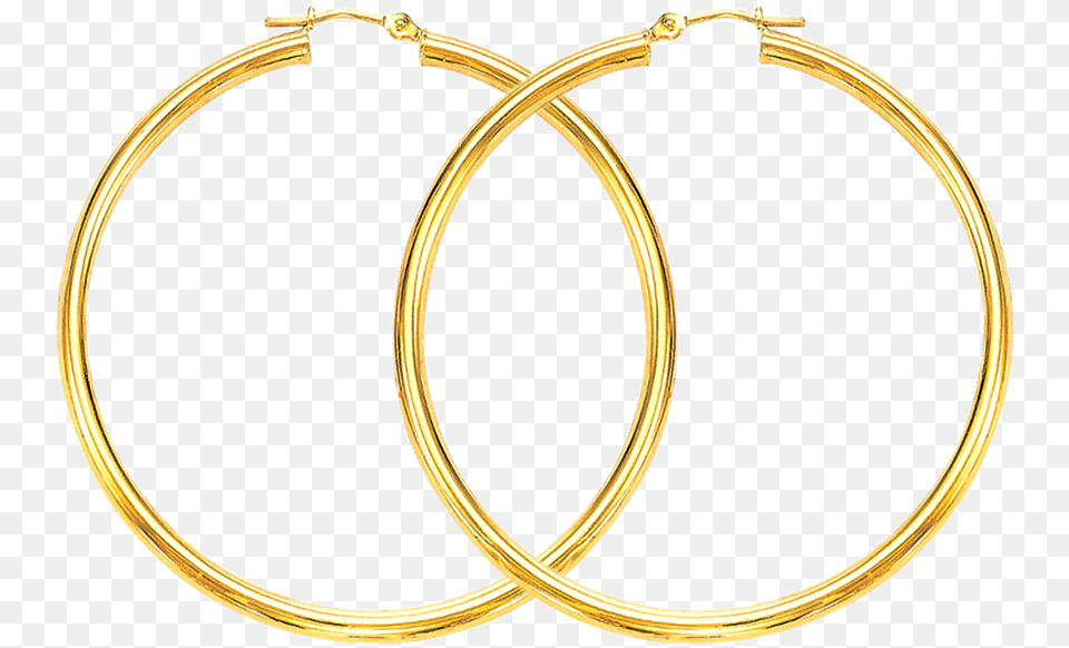 Gold Hoop Earrings Photo Transparent Gold Hoop Earrings, Bow, Weapon, Accessories, Jewelry Png Image