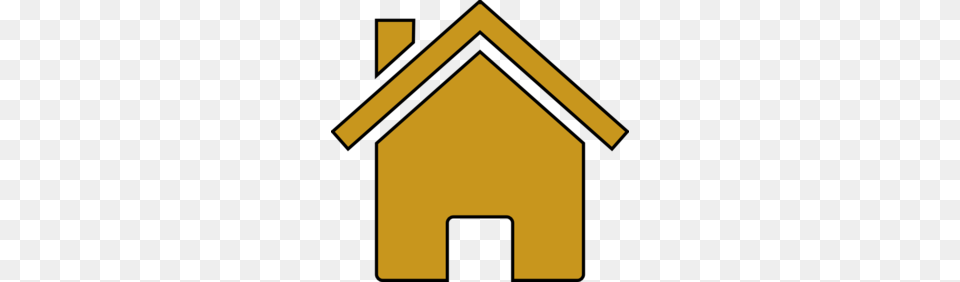 Gold House Clip Art For Web, Dog House Free Png