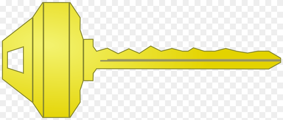 Gold House Key Clipart Png Image