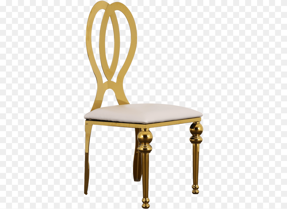 Gold Infinity Chairs Rent, Furniture, Chair Free Transparent Png