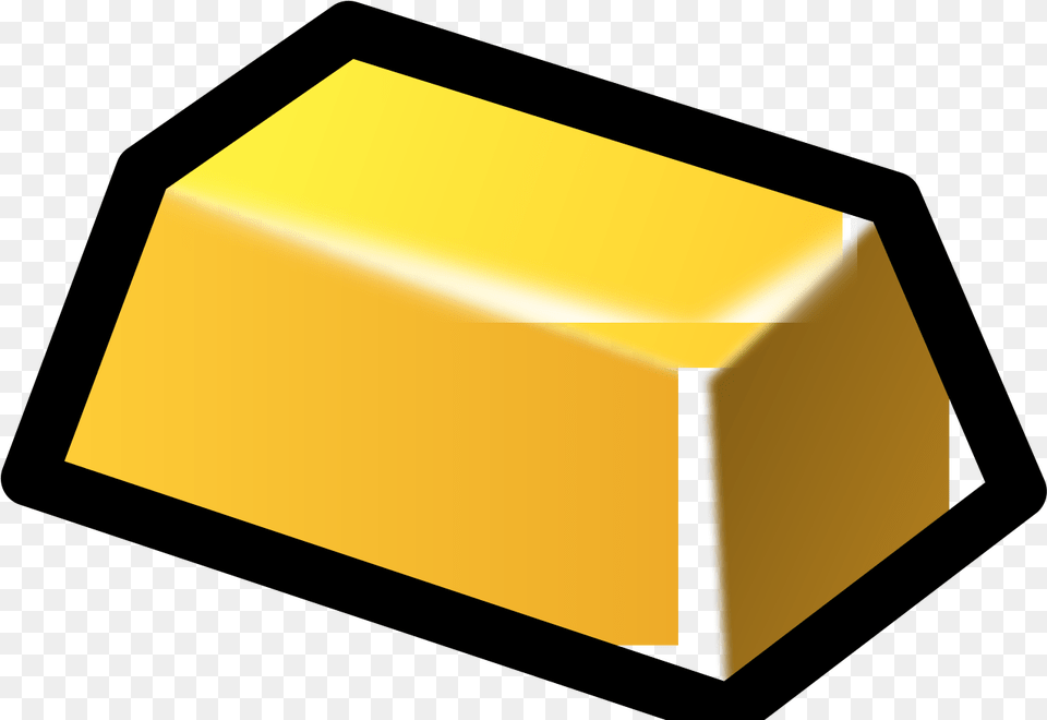 Gold Ingot Icon Horizontal, Mailbox, Butter, Food Png