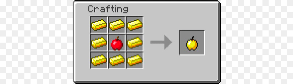 Gold Ingots 1 Apple Make Lucky Blocks In Minecraft Png Image
