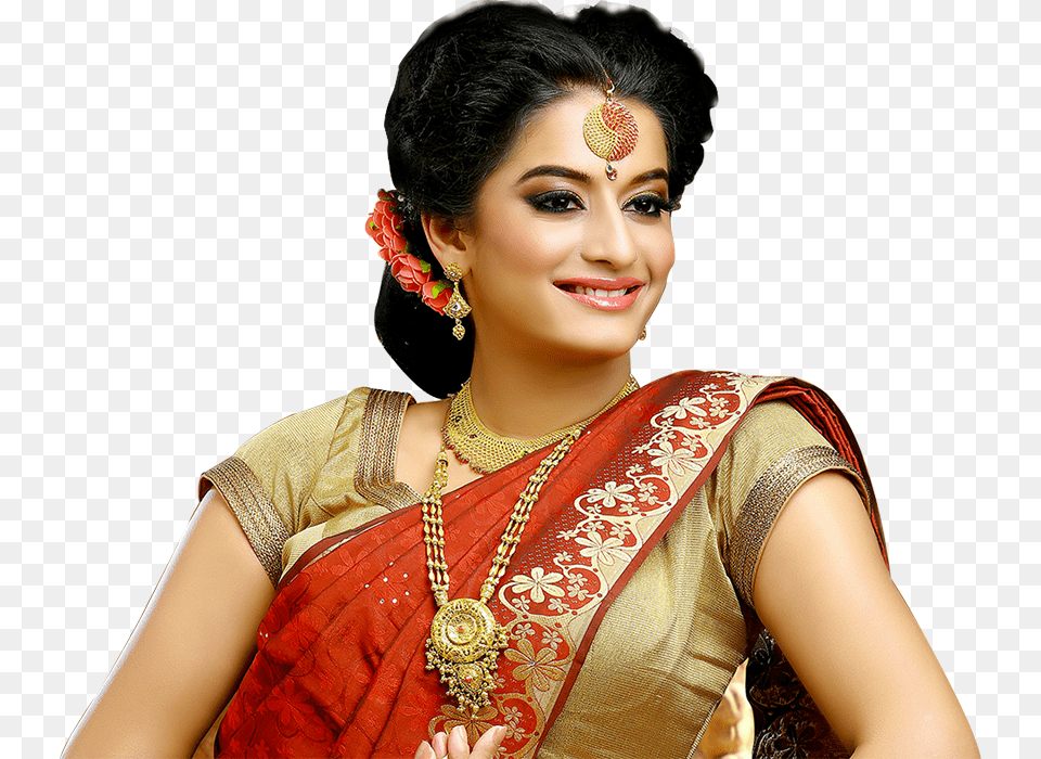 Gold Jewellery Lady, Head, Person, Face, Wedding Free Transparent Png