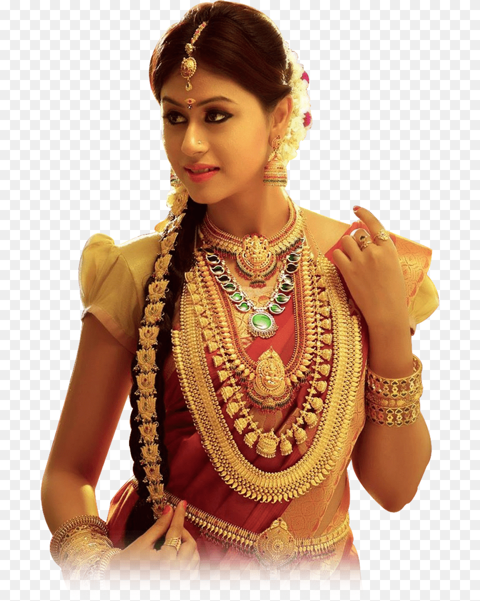 Gold Jewellery Model, Accessories, Blouse, Clothing, Jewelry Free Png