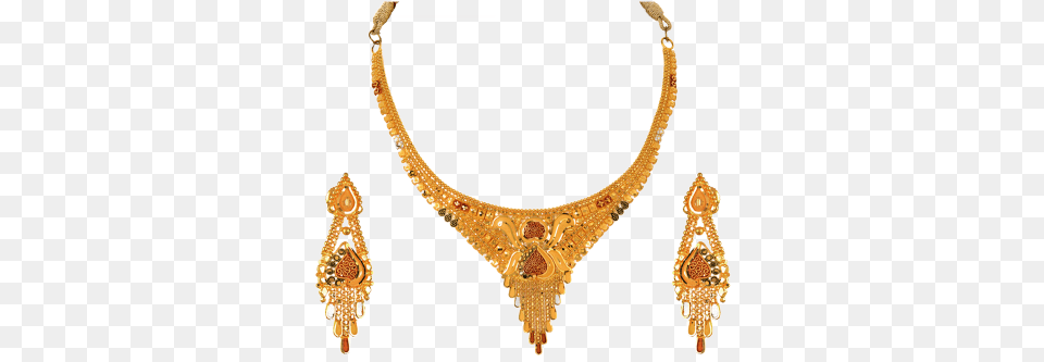 Gold Jewellery Online 22k Gold Necklace Jewellery Designs Light Weight Gold Set, Accessories, Jewelry, Earring, Diamond Png