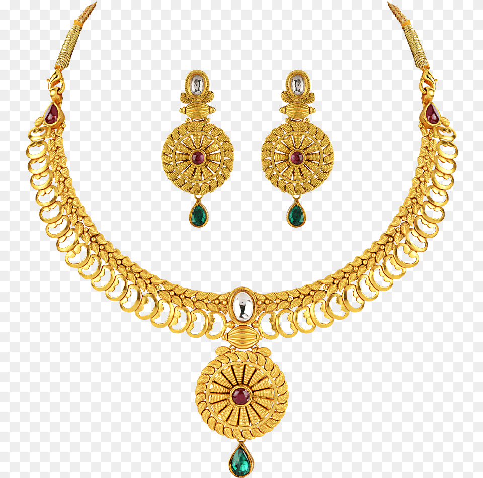 Gold Jewellery Set, Accessories, Earring, Jewelry, Necklace Png