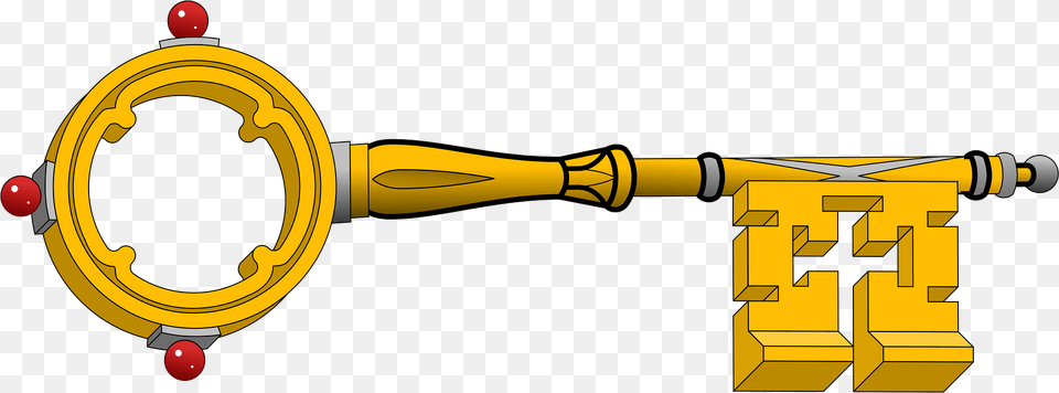 Gold Key Clipart, Smoke Pipe Free Transparent Png