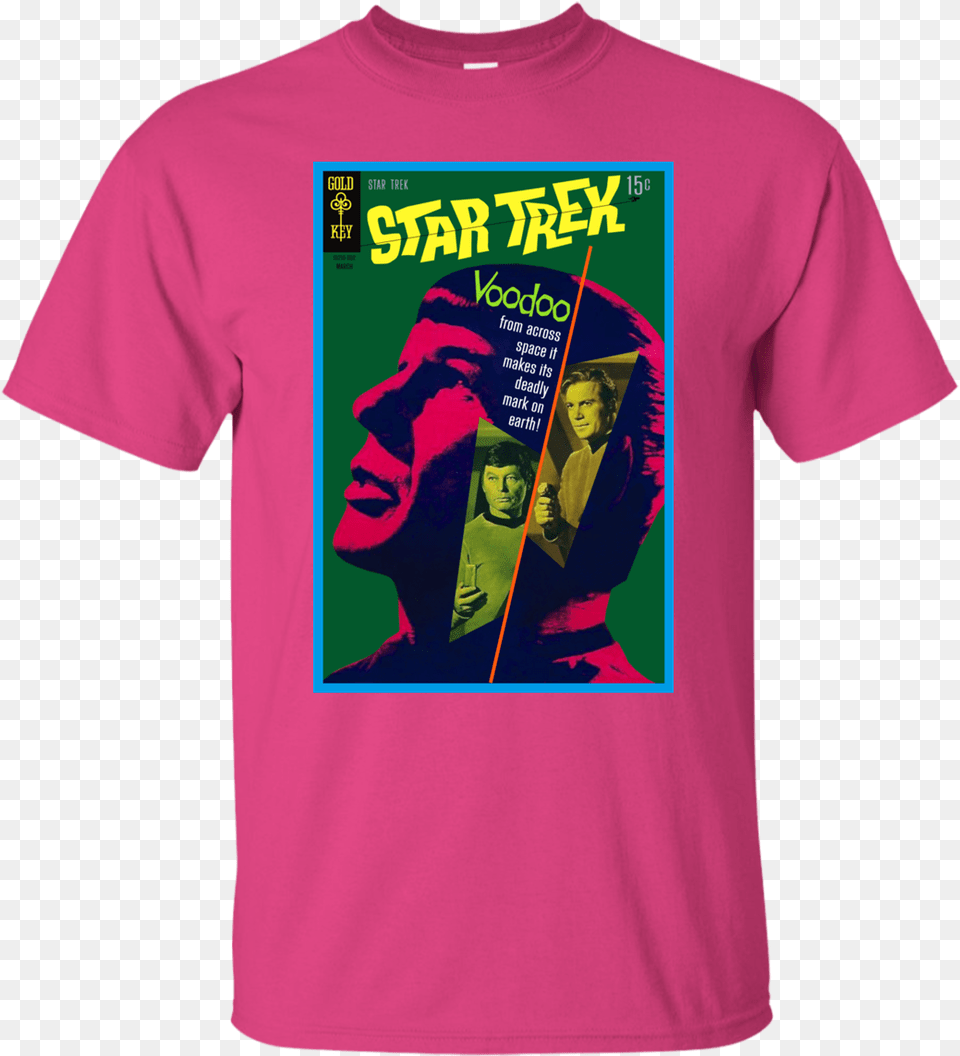 Gold Key Comic Star Trek Spock Retro Captain Kirk Had Friends On That Death Star Shirt, Clothing, T-shirt, Person, Face Png