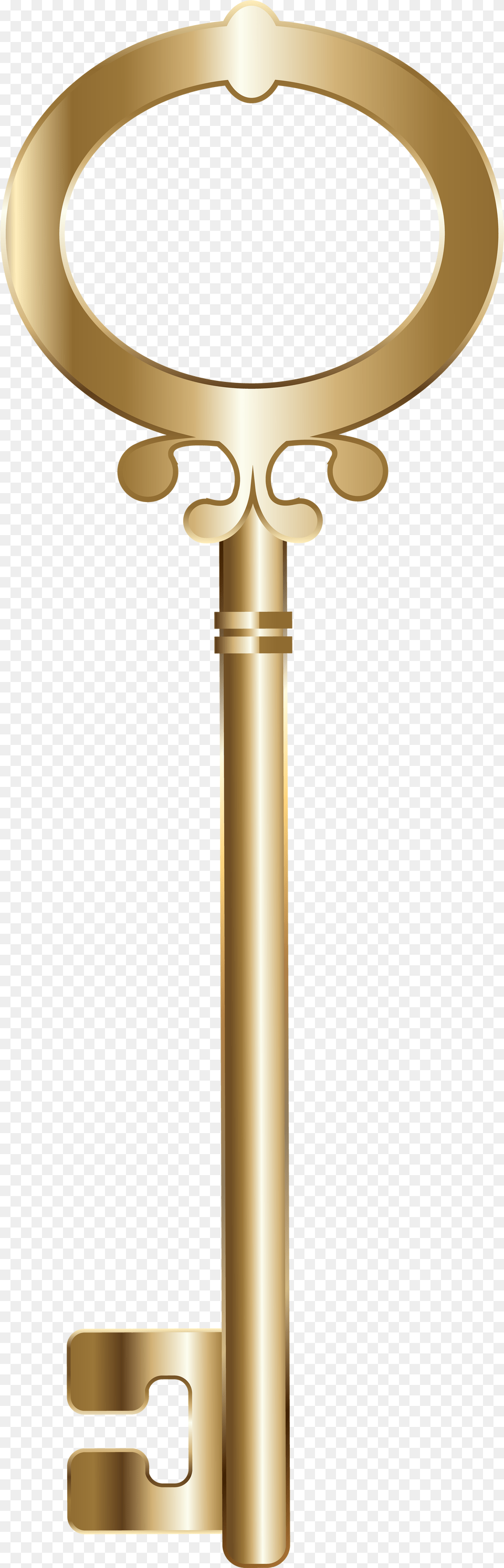 Gold Key Transparent Golden Key Clipart, Cross, Symbol Free Png Download