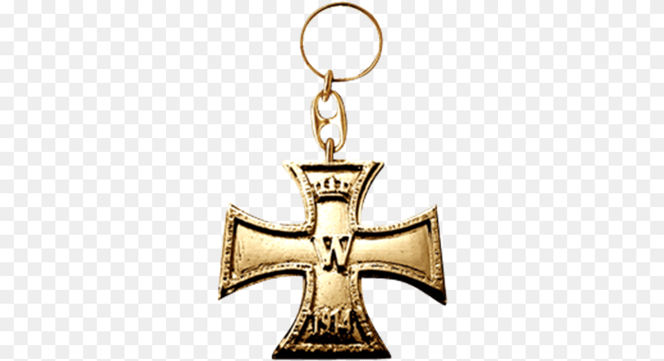 Gold Keys In A Cross Gold Keychain On Transparent Gold Keychain On Transparent Background, Symbol, Accessories, Jewelry, Locket Png