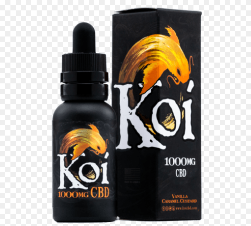 Gold Koi Cbd Koi Cbd Oil, Bottle, Cosmetics, Face, Head Png Image