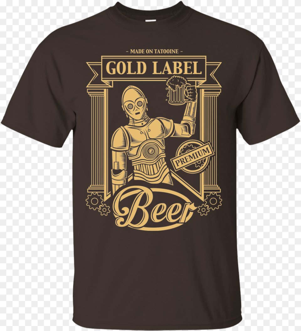 Gold Label Beer T Shirt Fernando Sala Star Wars Jabba, Clothing, T-shirt, Person, Face Free Transparent Png