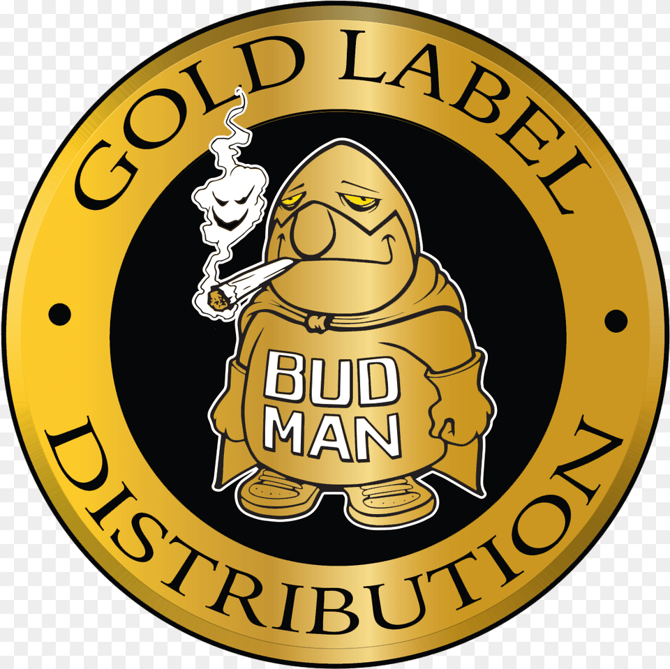 Gold Label Distribution Download, Badge, Logo, Symbol, Person Png Image