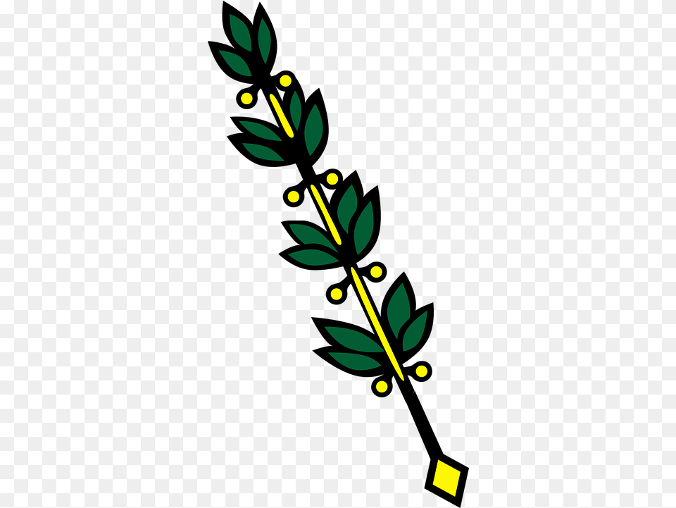 Gold Leaf Leaf Stick, Art, Floral Design, Graphics, Green Png