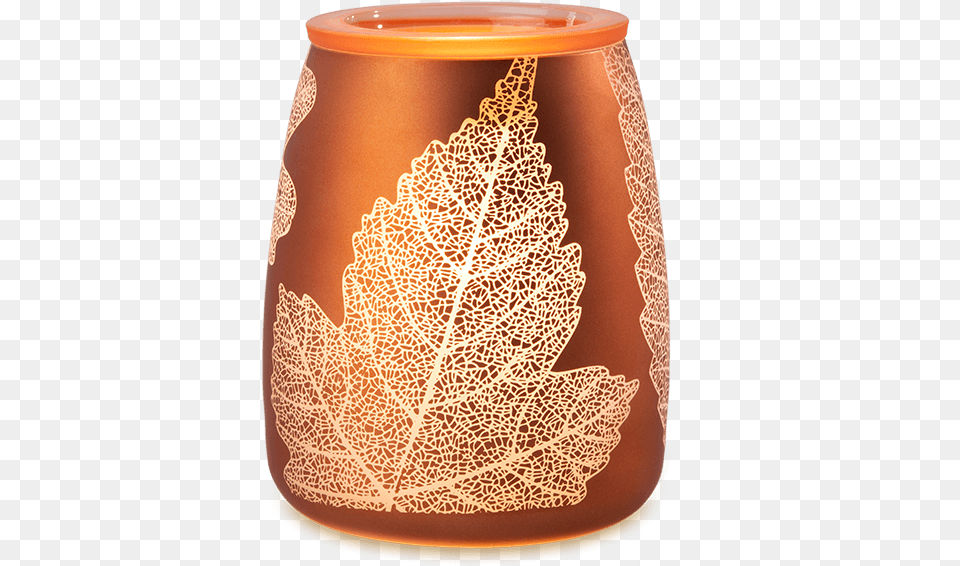 Gold Leaf Scentsy Warmer, Jar, Pottery, Lamp, Vase Png