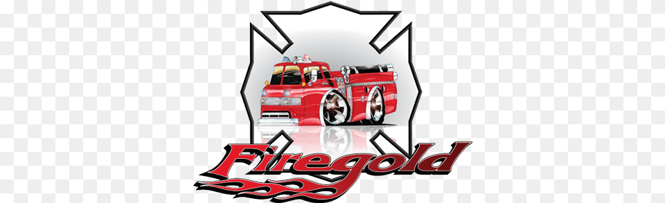 Gold Leaf Striping Gold Striping Fire Engine Striping Gold, Transportation, Vehicle, Truck, Fire Truck Free Transparent Png