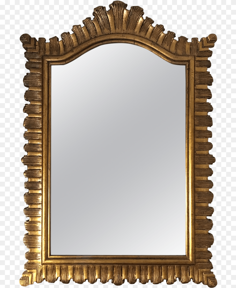 Gold Leaner Mirror Framed Pink Wall Mirror On The Wall, Blackboard Free Png Download