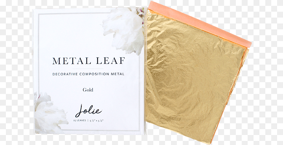Gold Leaves Jolie Metal Leaf Envelope Wedding Invitation, Aluminium, Foil Free Transparent Png