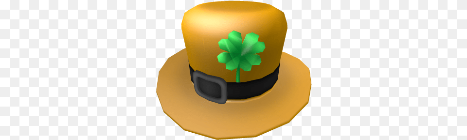 Gold Leprechaun Hat Roblox Birthday Cake, Clothing, Sun Hat, Hardhat, Helmet Free Png Download