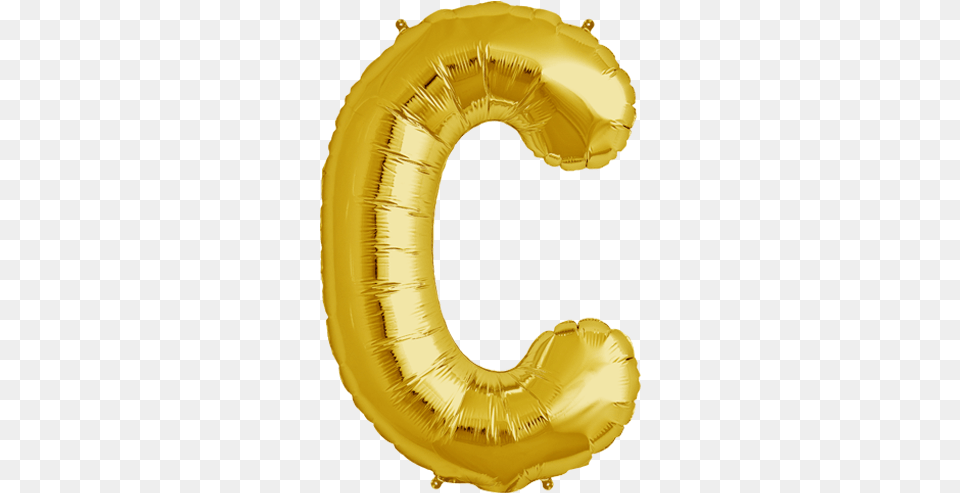 Gold Letter C Transparent U0026 Clipart Download Ywd Balloon Letters C, Birthday Cake, Cake, Cream, Dessert Free Png