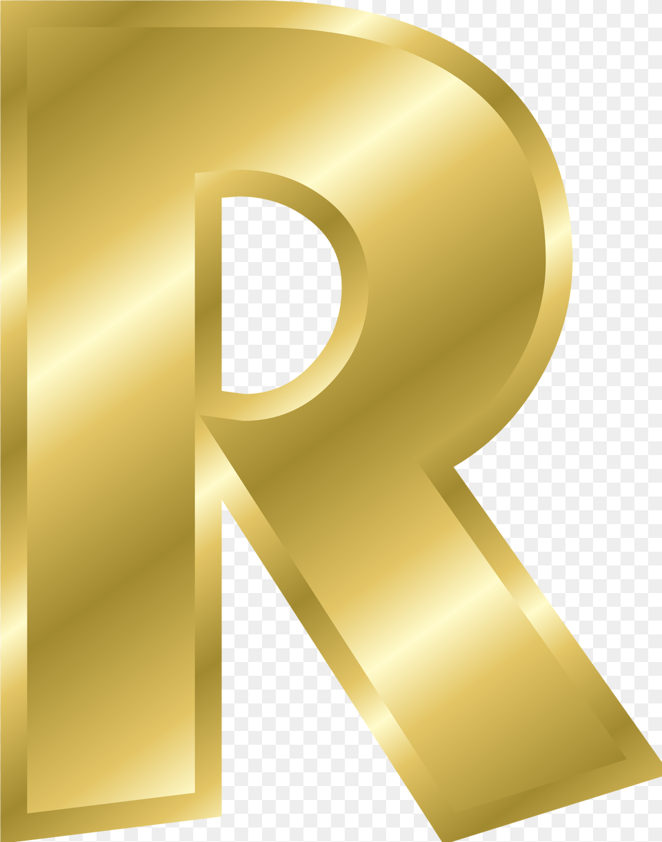Gold Letter Clipart Gold Alphabet Letter R, Text, Number, Symbol, Disk Free Png Download