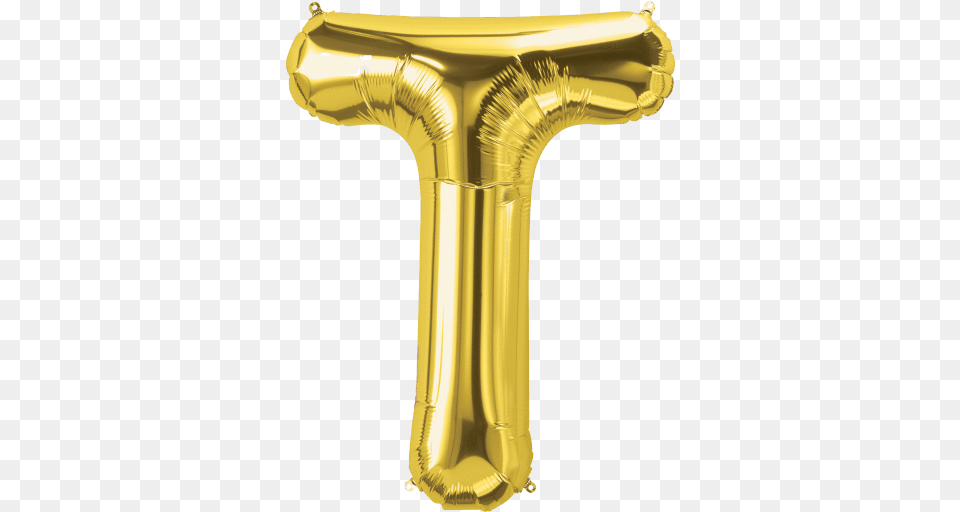 Gold Letter T Balloon Rose Gold T Balloon, Appliance, Blow Dryer, Device, Electrical Device Png