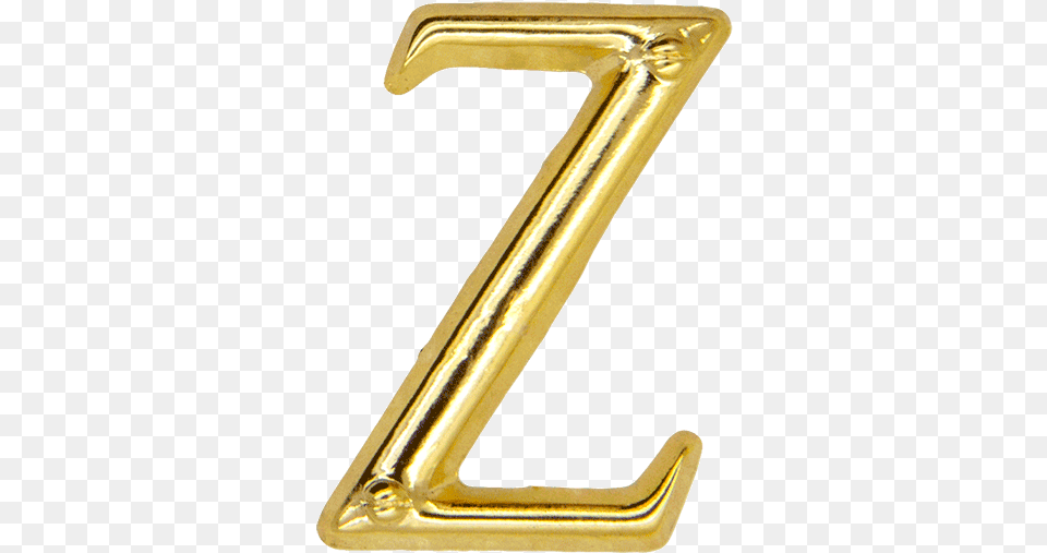 Gold Letter Z, Number, Symbol, Text, Ammunition Png Image