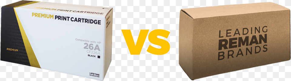 Gold Line Vs Remanufactured Cartridges Box, Cardboard, Carton, Package, Package Delivery Png