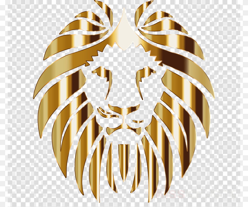 Gold Lion Design Logo, Accessories, Formal Wear, Tie, Pattern Png Image