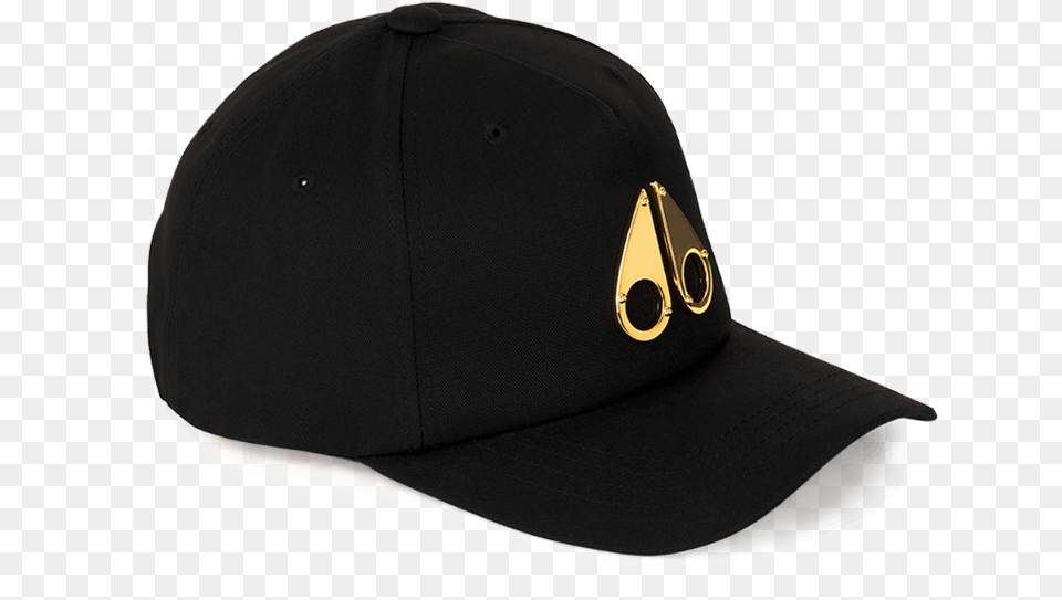 Gold Logo Icon Cap Moose Knuckles For Baseball, Baseball Cap, Clothing, Hat Free Png