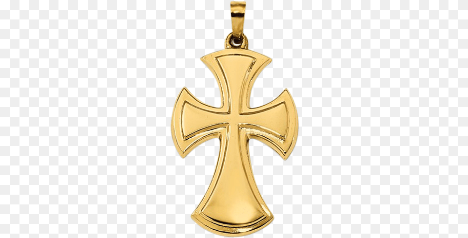 Gold Maltese Cross Pendant Locket, Accessories, Symbol, Jewelry Free Png