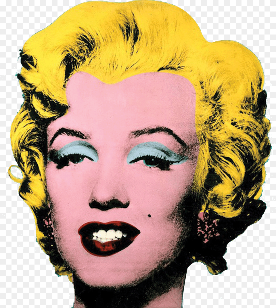 Gold Marilyn Monroe The Andy Warhol Museum Campbell Marilyn Monroe Pop Art, Adult, Portrait, Photography, Person Free Png Download