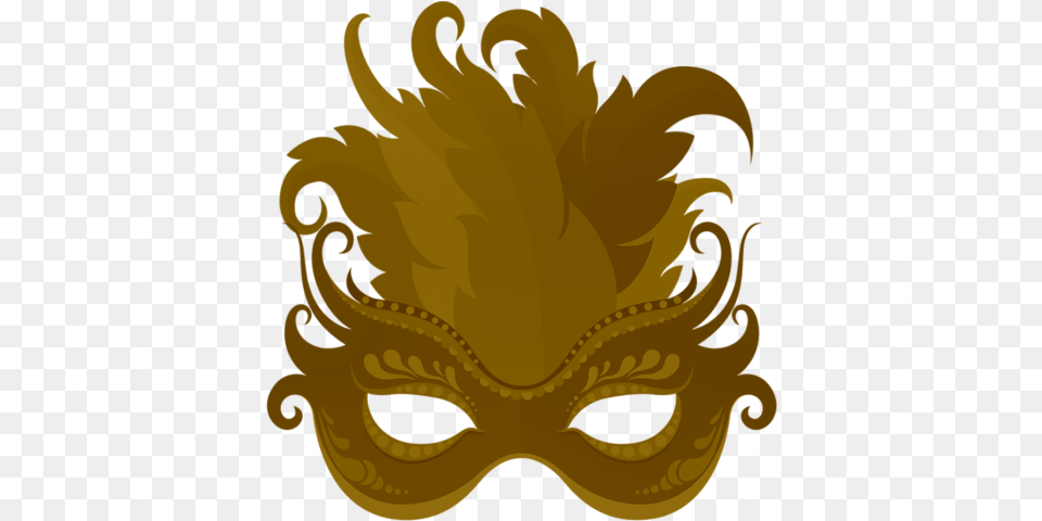 Gold Masquerade Mask Clipart, Person, Carnival, Crowd, Face Free Png Download