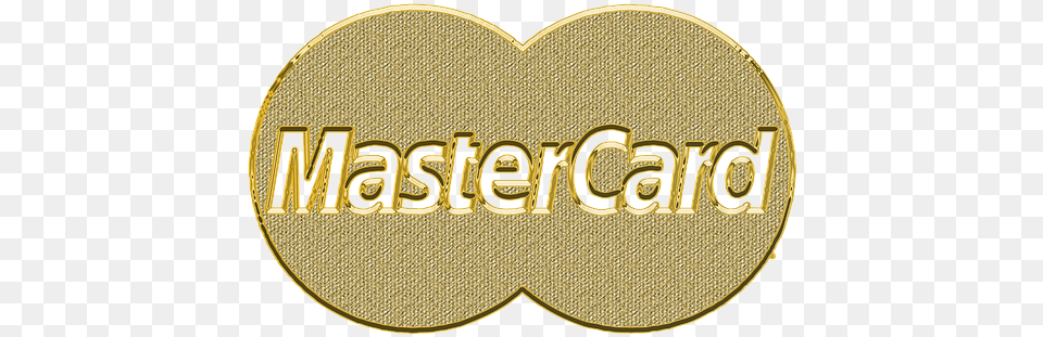 Gold Master Card Logo, Badge, Symbol, Accessories, Jewelry Free Png Download