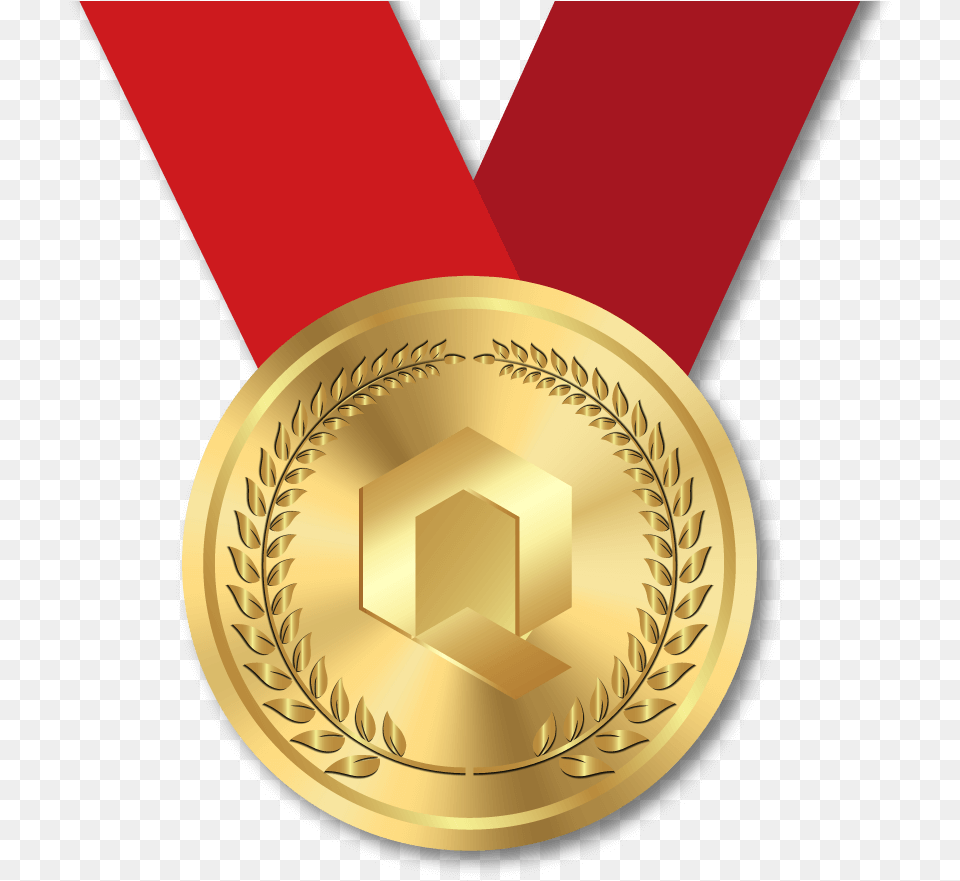 Gold Medal, Gold Medal, Trophy Free Png Download