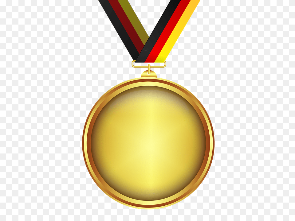 Gold Medal, Gold Medal, Trophy, Accessories, Jewelry Png Image