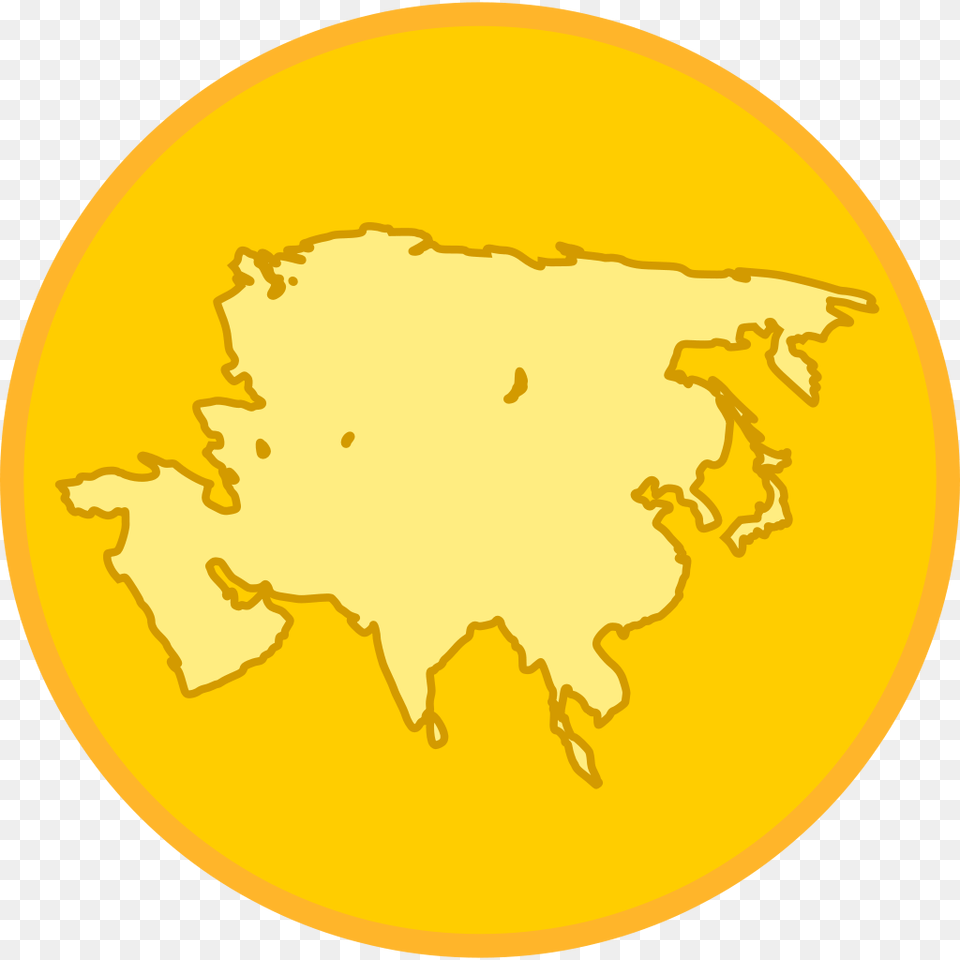 Gold Medal Asia Info Icon, Map, Head, Person Png Image
