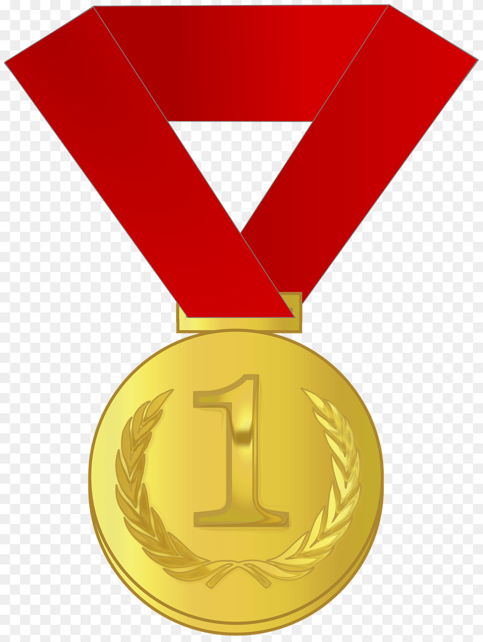Gold Medal Award Clipart, Gold Medal, Trophy, Mailbox Free Transparent Png