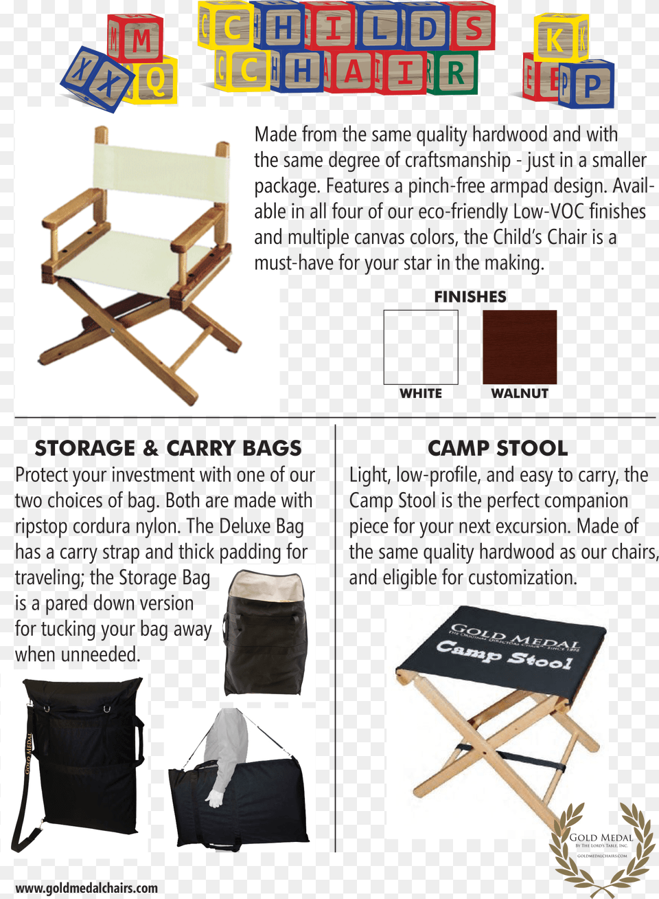 Gold Medal Director S Chair Catalog Childs Chair, Canvas, Furniture, Accessories, Bag Png