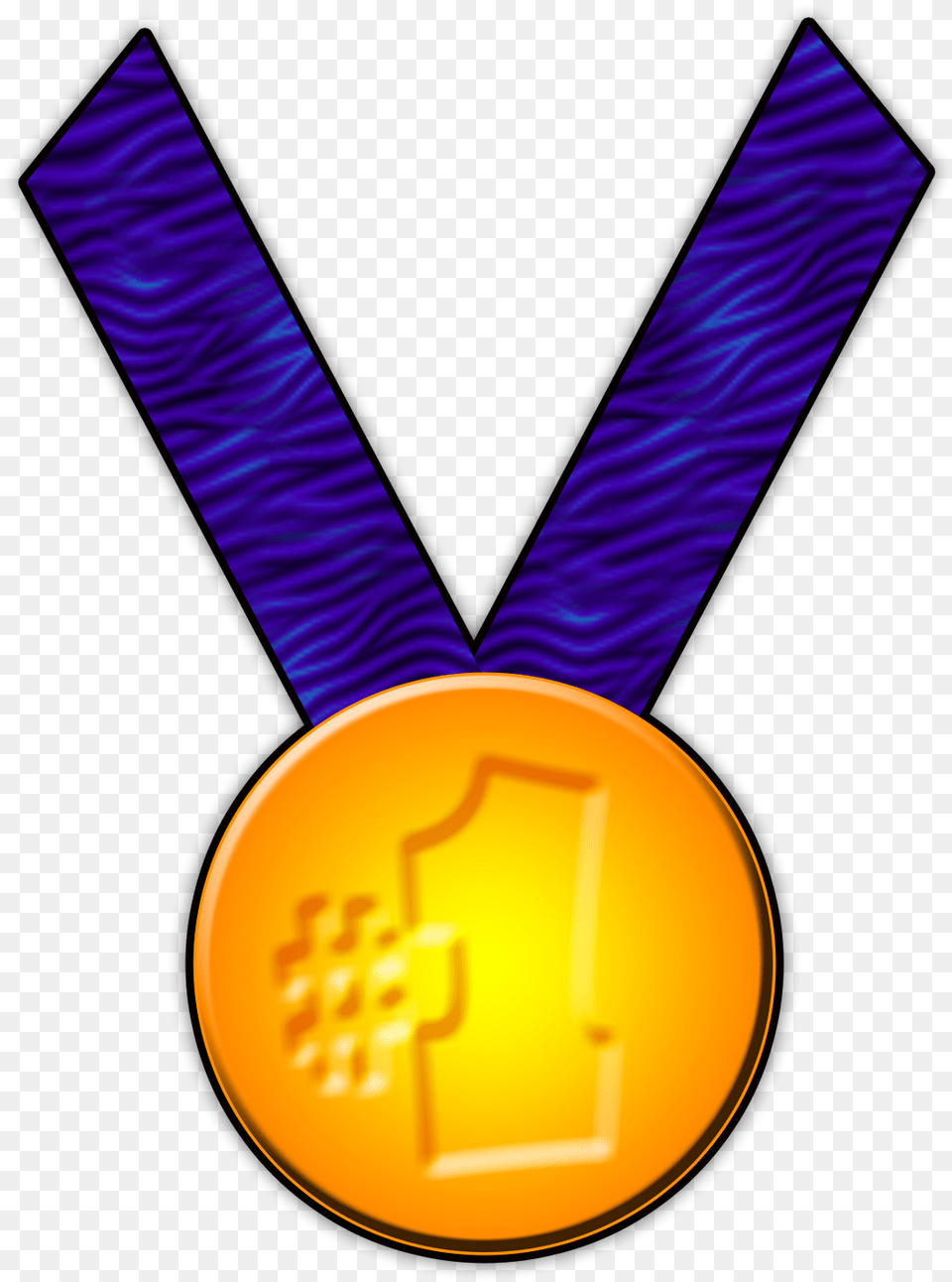 Gold Medal Gymnast Clipart, Gold Medal, Trophy Free Transparent Png
