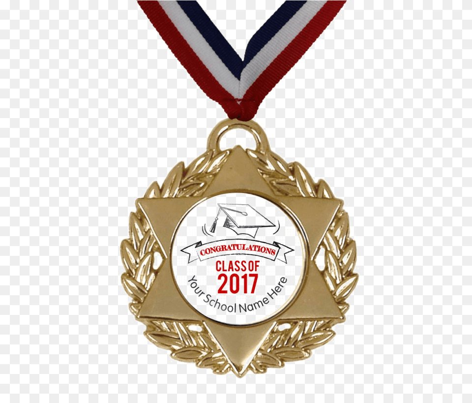 Gold Medal Image Bronze Medal Design With Sticker, Gold Medal, Trophy, Accessories, Jewelry Free Png Download